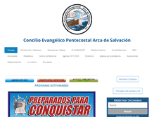 Tablet Screenshot of concilioarcadesalvacion.org